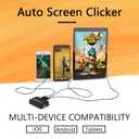Auto Clicker for iPhone iPadScreen Device Automatic Tapper for Android IOSSimulated Finger Continuous Clicking, Adjustable Speed Physical ClickerSuitable for Games, Live Broadcasts Likes, Reward Tasks1 Second Fastest 33 Times (A2)