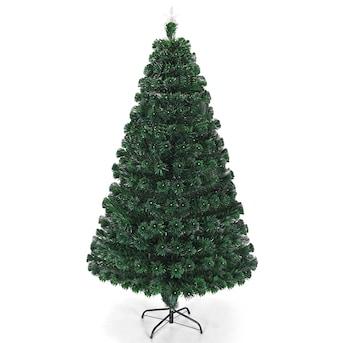 Goplus 7-ft Pre-lit Artificial Christmas Tree with 280 Color Changing Multicolor LED Lights