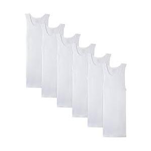 Men's 100% Cotton Multipack Classic Rib Tank Top A-Shirts, XL