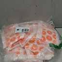 Lunchskins Recyclable & Sealable Paper Snack Bags  500 Count | Orange Design | Eco-Friendly Grease-Resistant Glassine Food Storage Bags with Self-Adhesive Closure for Freshness