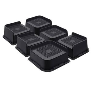 Bed Risers 2 Inch Heavy Duty, Furniture Risers for Bed Desk Table Sofa Couch,Oversized Bed Lifts Risers,Support up to 5000 Lbs(6 Pack Black)