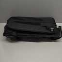 Dbest Products Rolling Pet Carrier with Wheels Airline Approved - TSA Dog Cat Carrier for Airplane Travel - Wheeled Pet Carrier 18x12x20 for Pets up to 24lbs - Collapsible Travel Bag (Black)