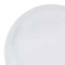 Amazon Basics Melamine Plastic Plate, Dishwasher Safe, BPA Free, 6 Piece Set, 9 in, White