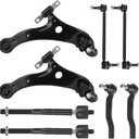 Front Lower Control Arms Suspension Kit Fit for Toyota Sienna 2004 2005 2006 2007 2008 2009 2010, 8pcs Set