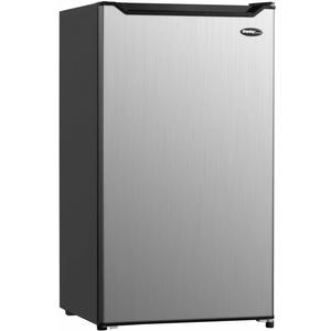 Danby DCR044B1SLM-6 4.4 Cu.Ft. Compact Refrigerator with Chiller-Mini Fridge for Bar, Dorm, Basement, Den, Kitchen, or Living Room, Stainless