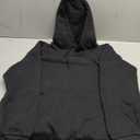 JMIERR Mens Casual Cotton Hooded Collar Drawstring Hoodies Pullover Sweatshirts Casual Long Sleeve Shirts. Size L