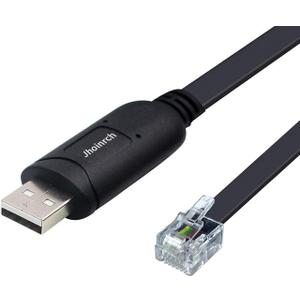 USB to RJ11/12 6P4C RS232 Serial Cable Adapter with FT232RNL Chip for APC PDU UPS 940-0144 BMS Battery