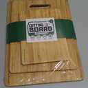 Freshware Bamboo Cutting Board Set of 3, Wooden Cutting Boards for Kitchen, Knife Friendly Food Grade Chopping Board, Lightweight with Hanging Hole for Easy Storage