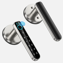 Fingerprint Door Lock, Smart Door knob,biometric Door Lock，with passcode keypad keyless Entry Door Handle，for Bedroom Home Hotel Office Apartment Blac