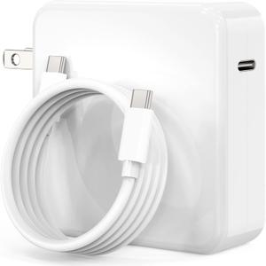 Replacement for Mac Book Pro Charger, 61W USB C Charger Power Adapter for MacBook Pro 13 Inch/12 Inch,2021, 2020, 2019, 2018, 2017, 2016 for Mac Book,MacBook Air 13/12 Inch,Type C Power Cord Supply (61W USB C Tip)