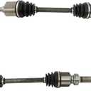 TRQ Front CV Axle Shaft Assembly Set Compatible with 2009-2014 Nissan Cube 2007-2012 Versa