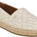 Calvin Klein Women's Popular Ballet Flat (6, Off White 150)