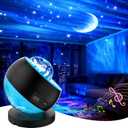 Galaxy Bedroom Projector, 16-Color Aurora Projector, Starry Sky Projection Night Light, Party Bluetooth Speaker, Suitable for Children's Room Decoration, Living, Christmas Gift for Teenagers.