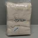 Shilucheng 100% Egyptian Cotton King Size Sheets Set - 1000 Thread Count Luxury Cotton Bed Sheets Breathable & Cooling Bedding and Pillow Cases, 16 Inch Deep Pocket - 4 Piece (Cream, King)