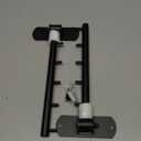 Swing Clothes Hanger Rack, Garment Racks Folding Clothes Bar Wall Mounted, 180Rotation Laundry Drying Rack 304 Stainless Steel Space Saving for Laundry Room Bedroom Balcony, 9.45" Long 2Pack (Black)