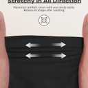 MANCYFIT Mens Thermal Shirts Fleece Lined Top Long Sleeve Base Layer Pullover (Black, S)