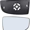 Passenger Right Side Mirror Replacement Lower Glass with Plate fit Ford Transit 150 250 350 from 2015-Onward