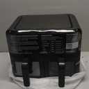 CHEFMAN 6 Quart Dual Basket Air Fryer Oven with Easy View Windows, Sync Finish, Hi-Fry, Auto Shutoff, 2 Independent 3Qt Nonstick Dishwasher Safe Frying Baskets, Digital Double Air Fryer - Black