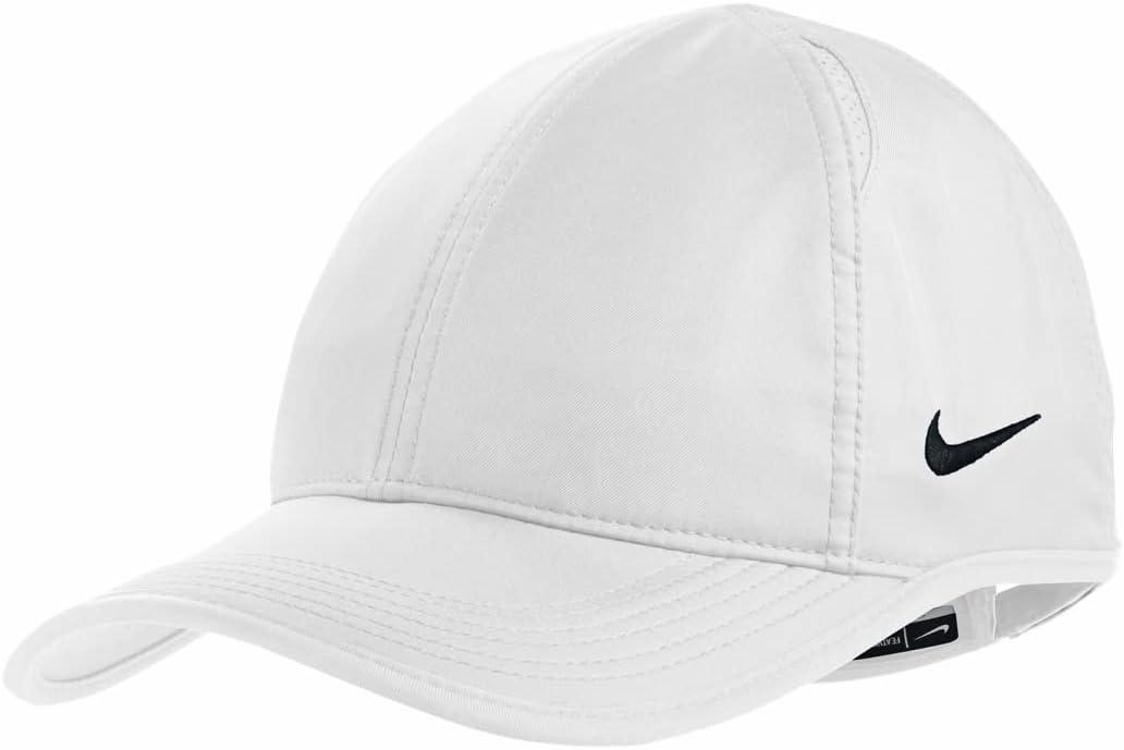 Nike Team Featherlight Solid Cap (One Size, White)