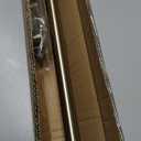 Double Curtain Rods 28-48", Decorative Double Drapery Rods with Cap Finials, Heavy Duty 1 Inch Front and 5/8 Inch Back Telescoping Dual Curtain Rod, Antique Bronze