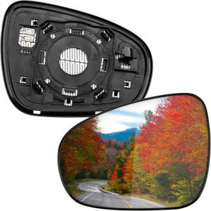 Driver Side Mirror Replacement for Lexus ES350 ES300h GS350 GS450h 2013-2017, LS460 LS600h 2013-2016, CT200h, RC300 RC350 - Left Side Mirror Glass, Rear View Mirrors Glass with Power Heated