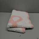 Pink Scalloped Bathroom Mat 26x18, Soft Absorbent Bath Mats, Machine Washable Microfiber Floor Mats for Bathroom Tubs, Sinks and Showers