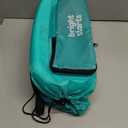 Bright Starts Pop 'N Sit Portable Booster, Indoor/Outdoor Use, Floor Seat with Feeding Tray, Teal, 6 Mos - 3 Yrs
