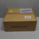 Garwarm Caged Ceiling Fan with Light,20" Flush Mount Ceiling Fan with Remote,Bladeless Low Profile Fandelier Small Ceiling Fans with Lights for Bedroom,Dining Room