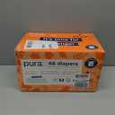 Pura Size 4 Diapers, 66 Count, Unisex, Organic Cotton, Leak-Free, Plant-Based, Dermatologically Tested, Allergy-Certified, Carbon Neutral, B-Corp