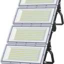 400W LED Flood Light 1 Pack, 40000LM 7000K Super Bright Stadium Lights Outdoor LED, IP67 Waterproof Stadium Flood Lights Outdoor for Yard,Garden (400, Watts)