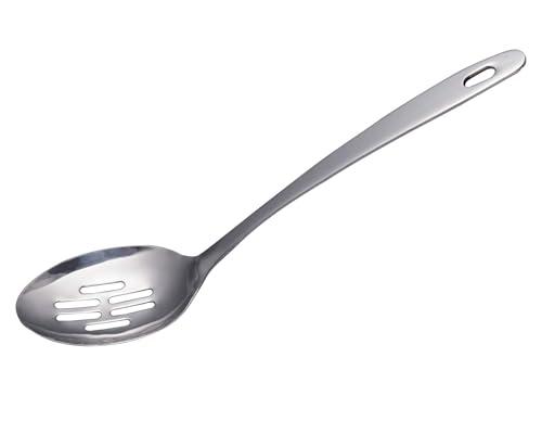 IMEEA Large Slotted Spoon Stainless Steel Serving Spoon for Cooking, 12.8-Inch