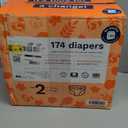 Pura Hypoallergenic Diapers Size 2 (7-13 lbs) Monthly Pack, Totally Chlorine Free, Wetness Indicator, Suitable for Sensitive Skin, Soft Organic Cotton Comfort, Overnight, 6 Packs of 29 (174 Diapers)