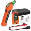 Circuit Breaker Finder Kit with GFCI Outlet Tester for 90-135V AC Circuits,includes Light Socket Adapter, 3-2 Prong Grounding Adapter & Clip adapter,Portable Electrical Tool with Carrying Case (Orange)