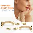 Mosonio Slim Designer Bracelet Bands for Apple Watch Women, Elegant Thin Dressy Metal Band with Embedded Silicone Accents Compatible with Apple Watch Ultra / Series 11 10 9 8 7 6 5 4 SE 3 2 1, Easy-Adjust Link Fancy Strap for iWatch 49mm 46mm 45mm 44mm 42mm 41mm 40mm 38mm (Sizes vary by model)