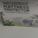 Luxury Queen Mattress Protector | 100% Waterproof Mattress Protector & 100% Bamboo Viscose Top | Breathable, Cooling & Machine Washable with Deep Pockets | Queen Size Bed Cover