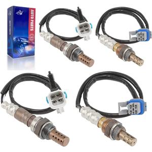 O2 Oxygen Sensor Upstream and Downstream for Chevy Avalanche Silverado Suburban Tahoe 2008-2014, for GMC Sierra Yukon XL 1500 08-12, for Cadillac Escalade 2008-2014, Replace 234-4668 234-4256 4Pcs