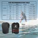 Huraty Water Kayaking Jacket for Adults and Kids, Buoyancy Swimsuit Boating Fishing Waistcoat Zipper Closure, Unisex Outdoor Water Sports Vests, M