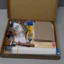 FOGWOWO 145Pcs Book Binding Kits for Beginners,Complete Bookbinding Kit Tools Materials with Instructions and Video Tutorials,Bookbinding Supplies Book Making Kit with A5 Paper Awl for DIY Crafts
