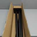 Straight Furniture Table Legs 28 Inch, Round Tapered Metal Furniture Legs Black, Modern Dresser Cabinet Sofa Support Feet Replacement, Set of 4