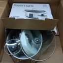 Kenmore 7 Quart Slow Cooker with Diper - Crock pot With Programmable Settings, Digital Controls, Large Capacity for Family Meals, Dishwasher-Safe Stoneware, Warm Rice & Sous Vide Stew