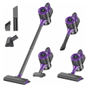 Cordless Vacuum Cleaner, Powerful Suction Vacuum Cleaners for Home, Stick Vacuum Cordless Rechargeable with LED Screen and 3Speed Suction, Lightweight Handheld Vacuum for Pet Hair, Hard Floor, Carpet