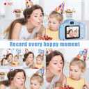 Kids Camera Toys, Christmas Birthday Gifts for Boys/Girls, HD Digital Video Camera for 3 4 5 6 7 8 9 Year Old Kids with 32GB SD Card