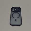 Symcele Designed for iPhone 17 Pro Case, Compatible with MagSafe, [Camera Protection] [15FT Military Drop Protection] Shockproof Translucent Matte Anti-Slip Phone Case, 6.3", Deep Blue