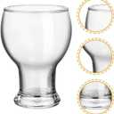 Sturdy Glass Mug Ice Coffee Cup Tumbler Easy to Clean for Home Cafe Bars