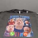 John Pork Is Calling Funny Gen Z Brainrot Trending Gag Meme T-Shirt, Size: 3XL