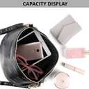 Crossbody Bags for Women Fashion Sling Purse Shoulder Bag Fanny Pack Leather Causal Chest Bum Bag Cross Body Purse (Black)