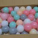 GOGOSO 100 Pit Balls Plastic Balls for Baby Toddlers GirlsToddlers for Playhouse, Baby Pool, Play Ball Fun Centers, for Babies, Kids, Toddlers 1-3, Phthalate Free BPA Free (100pcs mix color)