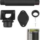 Rain Barrel Diverter Kit-Rain Barrel Downspout Diverter for Rectangular Downspouts, Collecting Clean Rainwater, Easily Turn Plastic Containers into Rain Barrels, Easy Installation Without Dismantling