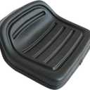 Replacement Riding Lawn Mower Seat Black Compatible with MTD Husqvarna Kubota Toro John Deere Craftsman Fits Exmark Gravely Husqvarna Kubota ‎22 x 22 x 6.25 inches (Black)