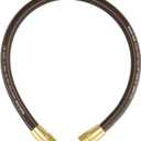 Giraffe Tools Leader Hose 2ft x 5/8", Short Water Hose Heavy Duty for Hose Reel, Lightweight, Flexible with Double Female Fittings (Black)